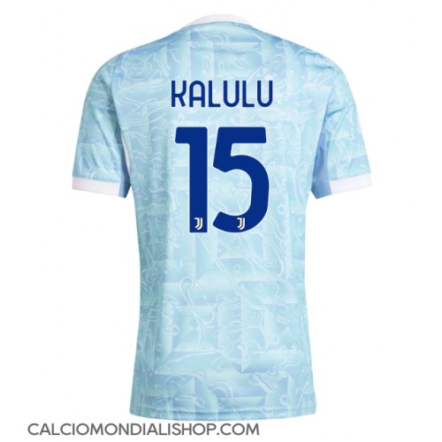 Maglie da calcio Juventus Pierre Kalulu #15 Seconda Maglia 2025-26 Manica Corta